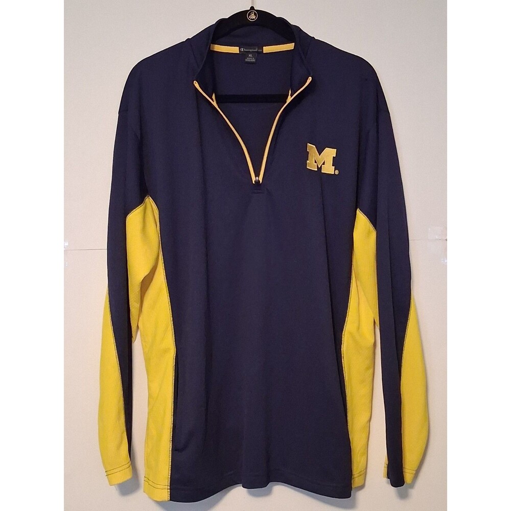 Michigan Wolverines Champion elite 1/4 zip XL